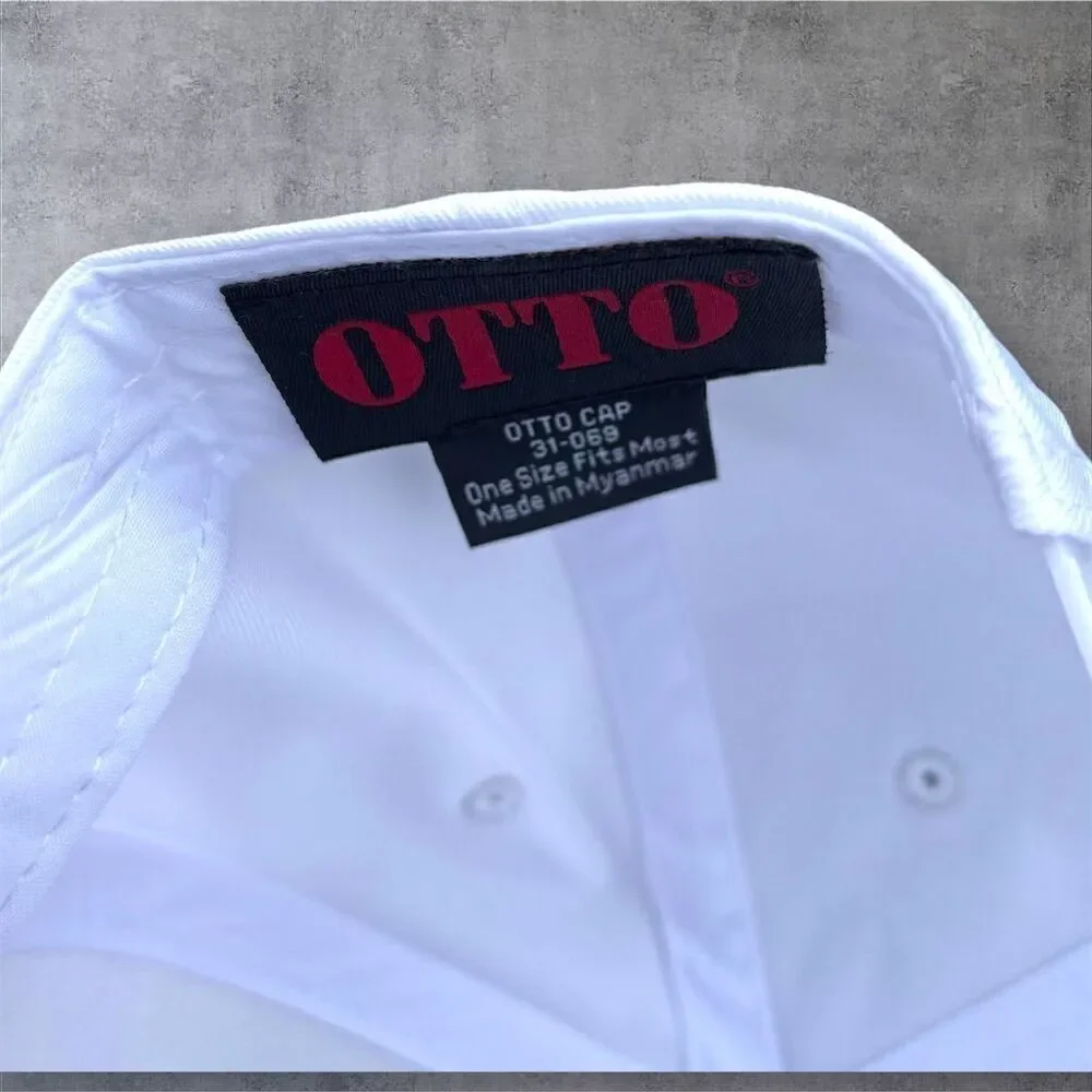 Otto Cap Howdy Snapback Trucker Hat White/Blue‎ Unisex Adjustable